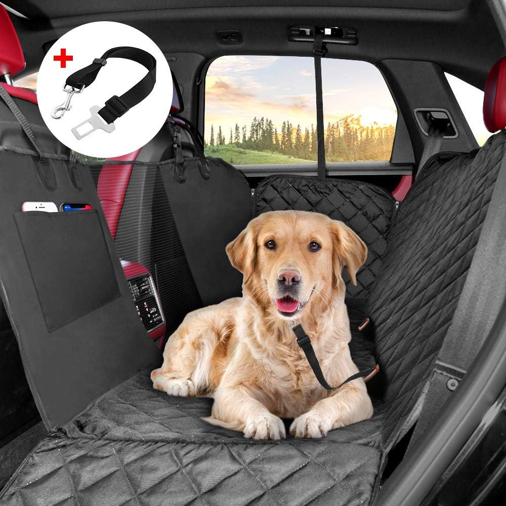 格安即決 新品 送料無料 Yifengペット用ドライブシート 犬用カーシート 可視メッシュ部分付 ペット安全ベルト付 防水 滑り止め 洗濯可 折り畳 人気の Www Centrodeladultomayor Com Uy