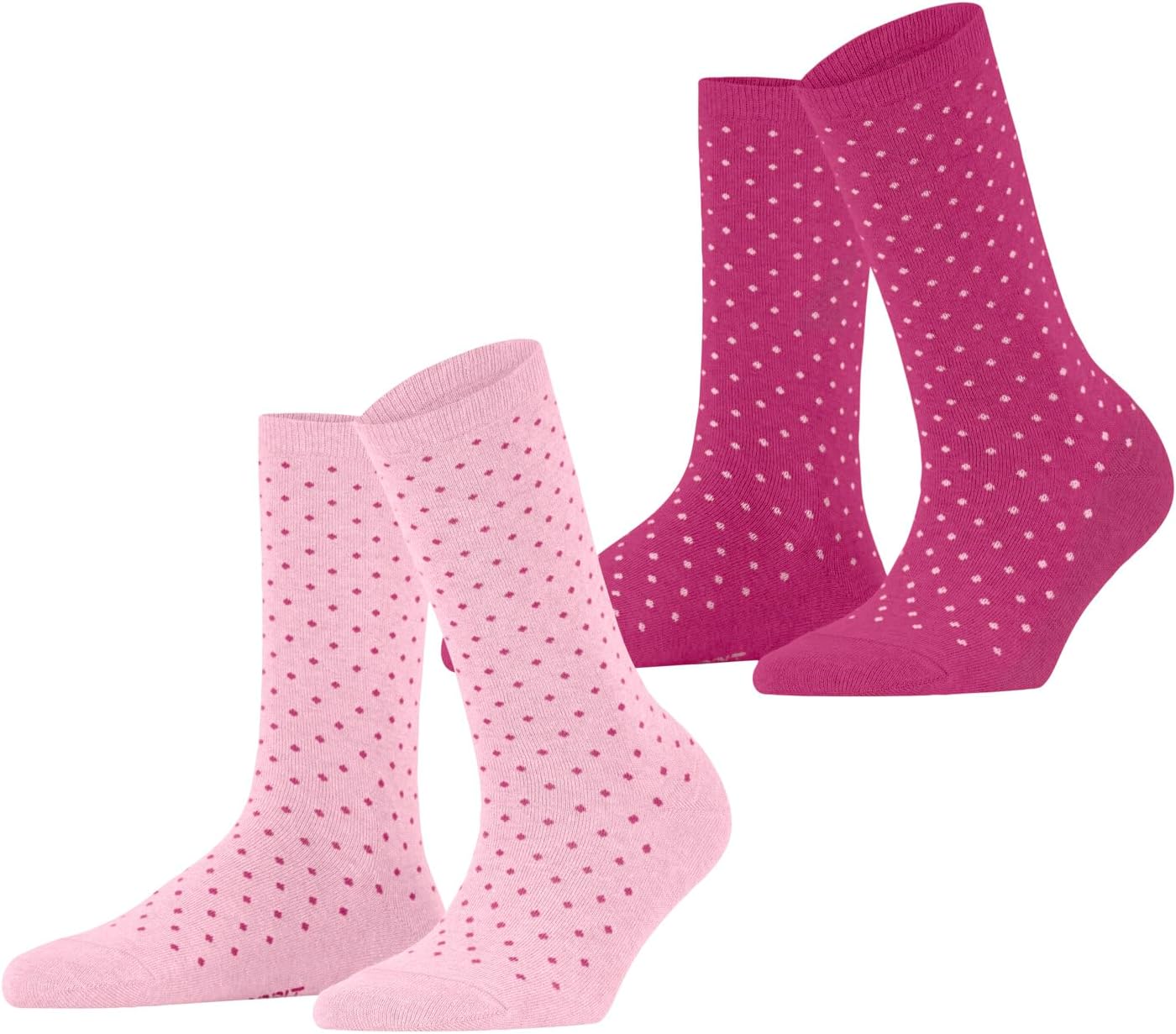 Calzini Donna ESPRIT 2 Paia - Cotone Biologico Con Motivo Punti - Foto 3