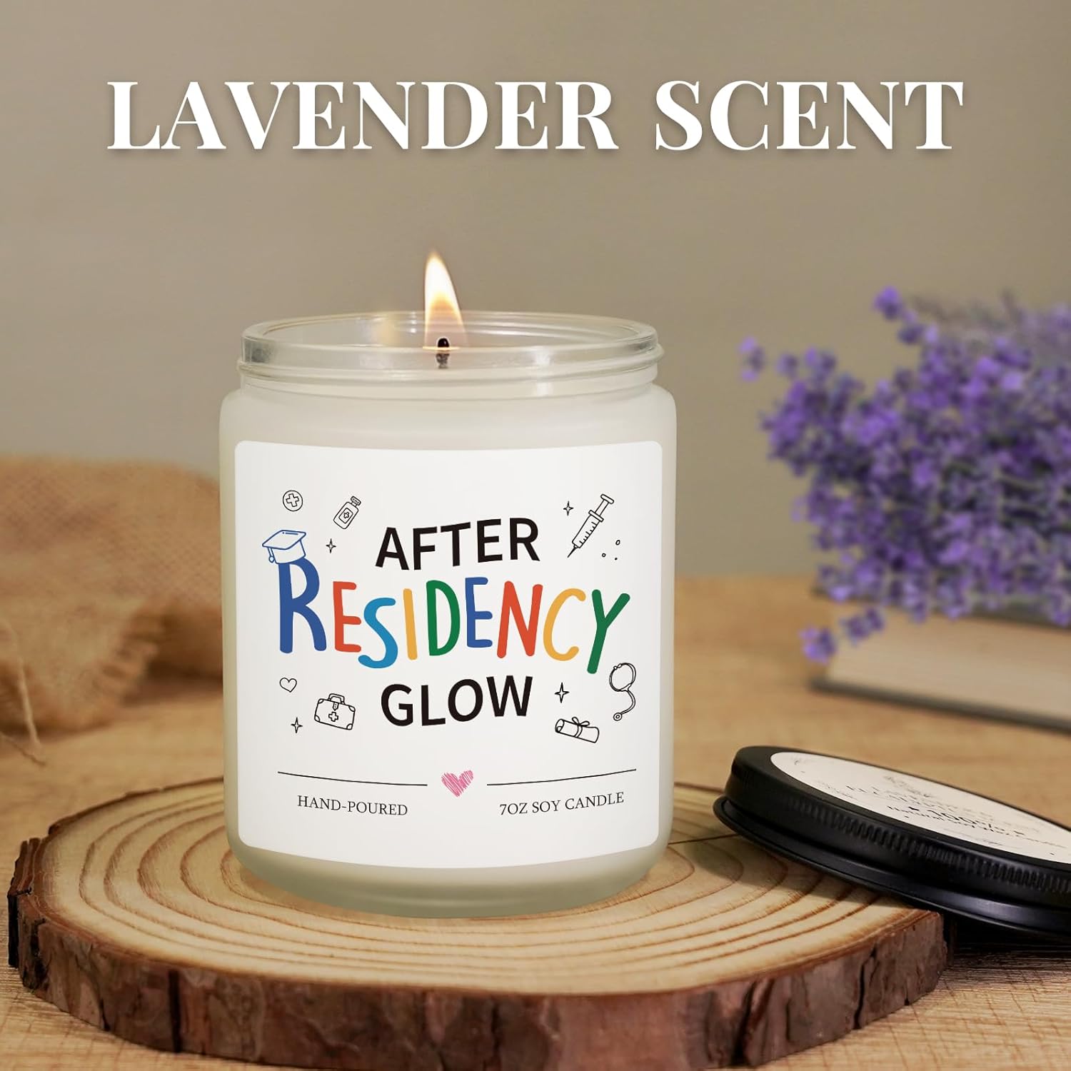 Doctor Gifts for Women Men, Funny Graduation Gifts for Doctor, Medical School Students, Medical School Graduation Decorations, White Coat Ceremony Candle Gift for Future Doctors, Med Students - Image 3