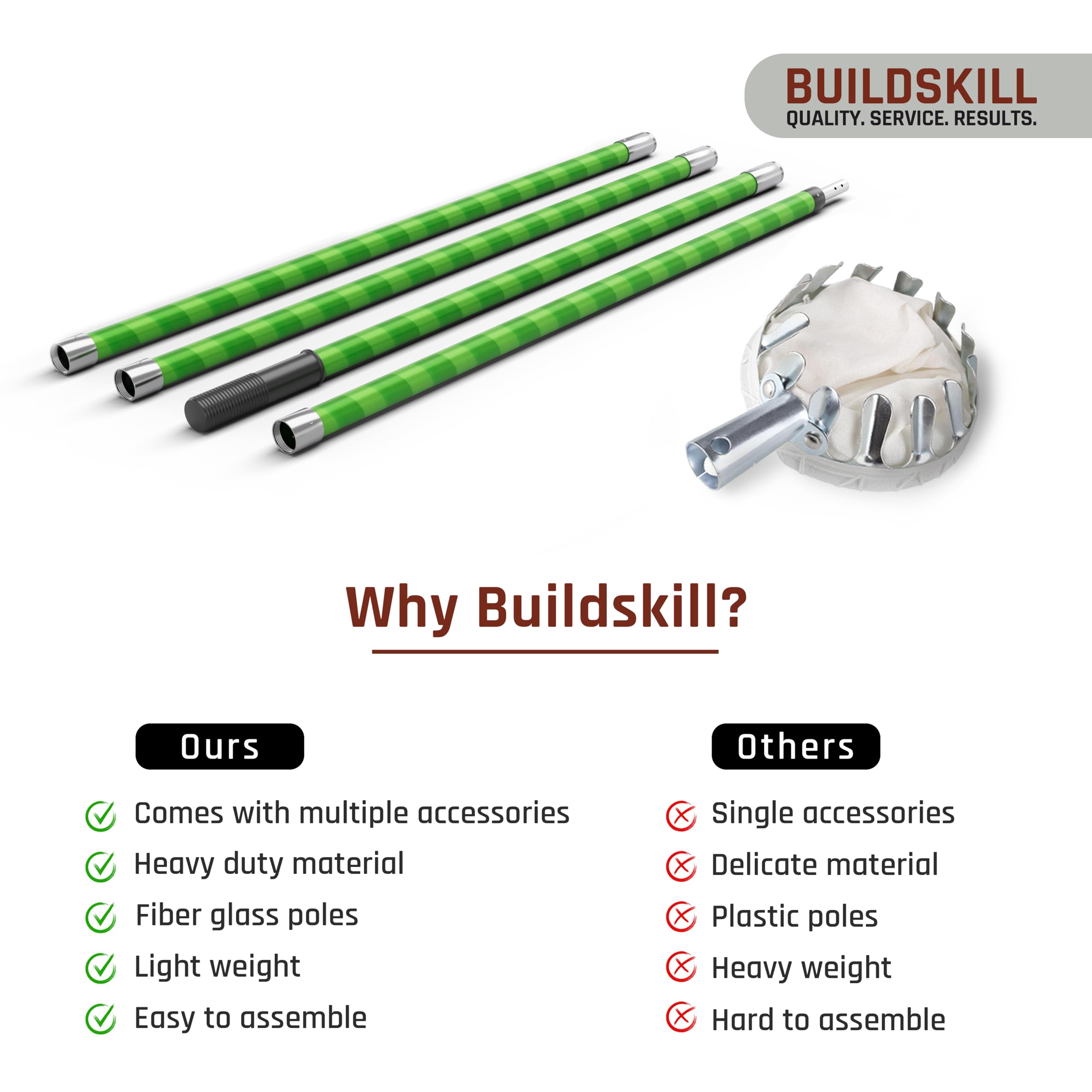 Buildskill Telescopic Coconut Plucker - Reach High! -7