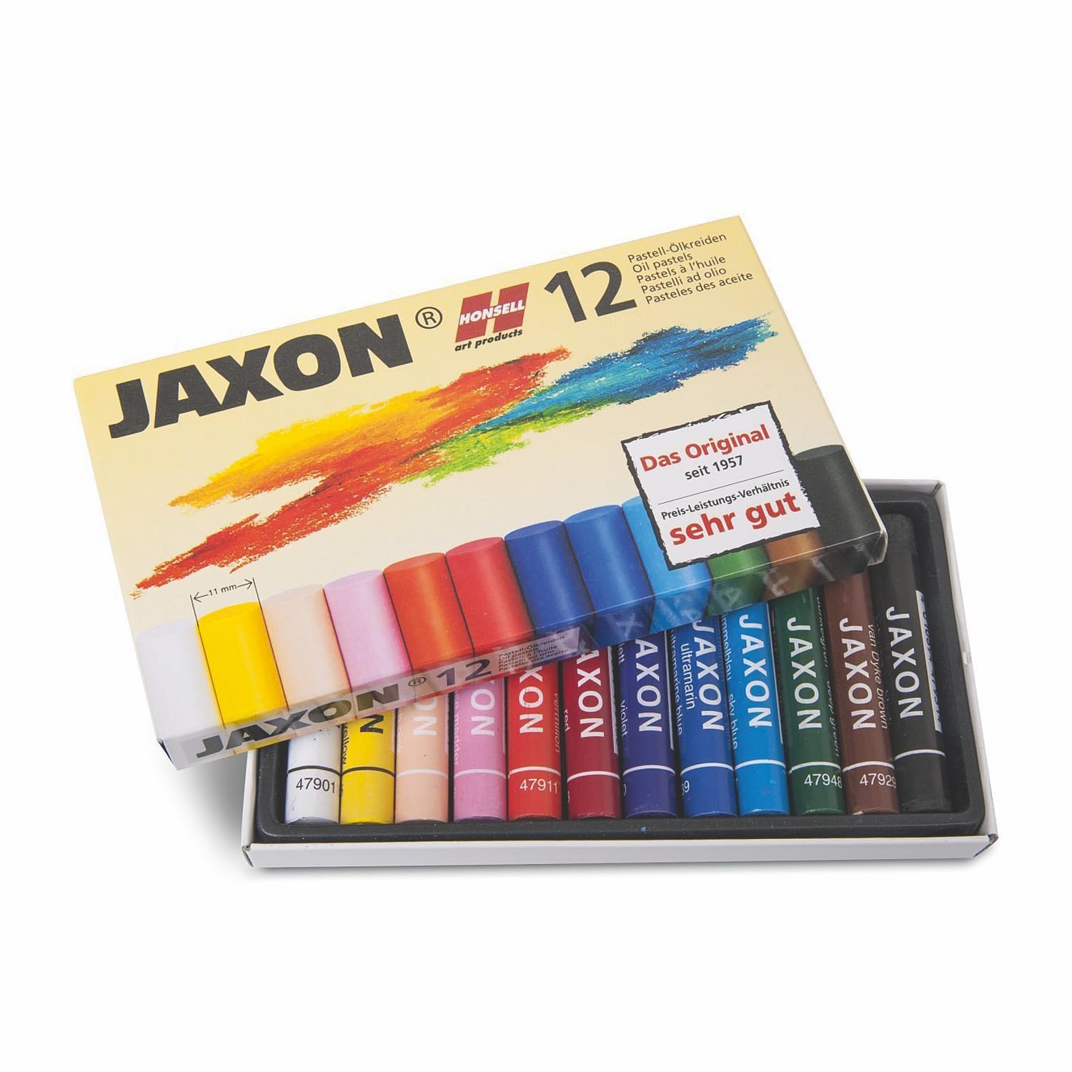 Amazon.com: Jaxon Baier & Schneider 47412 - Oil Pastels in Pack of