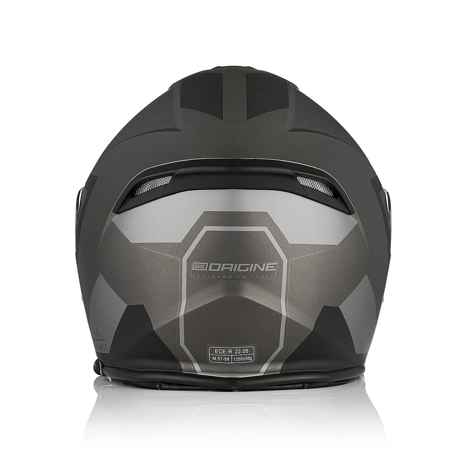 ORIGINE Motorradhelm Jethelm Roller Helm Scooter Helm Moped Mofa Helm mit Doppelvisier ECE Zertifizierung