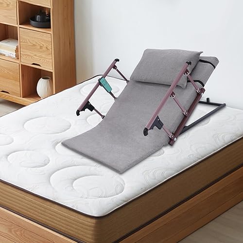 Miniatura 4 de Respaldo de elevación eléctrico para cama, respaldo de cama de elevación de potencia ajustable, pasamanos plegable con control remoto, fuerte