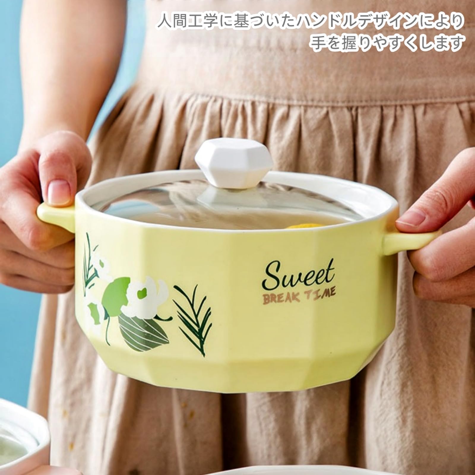 Amazon.co.jp: vonghome ラーメン鉢 麺鉢 6インチスープ茶碗 蓋付き