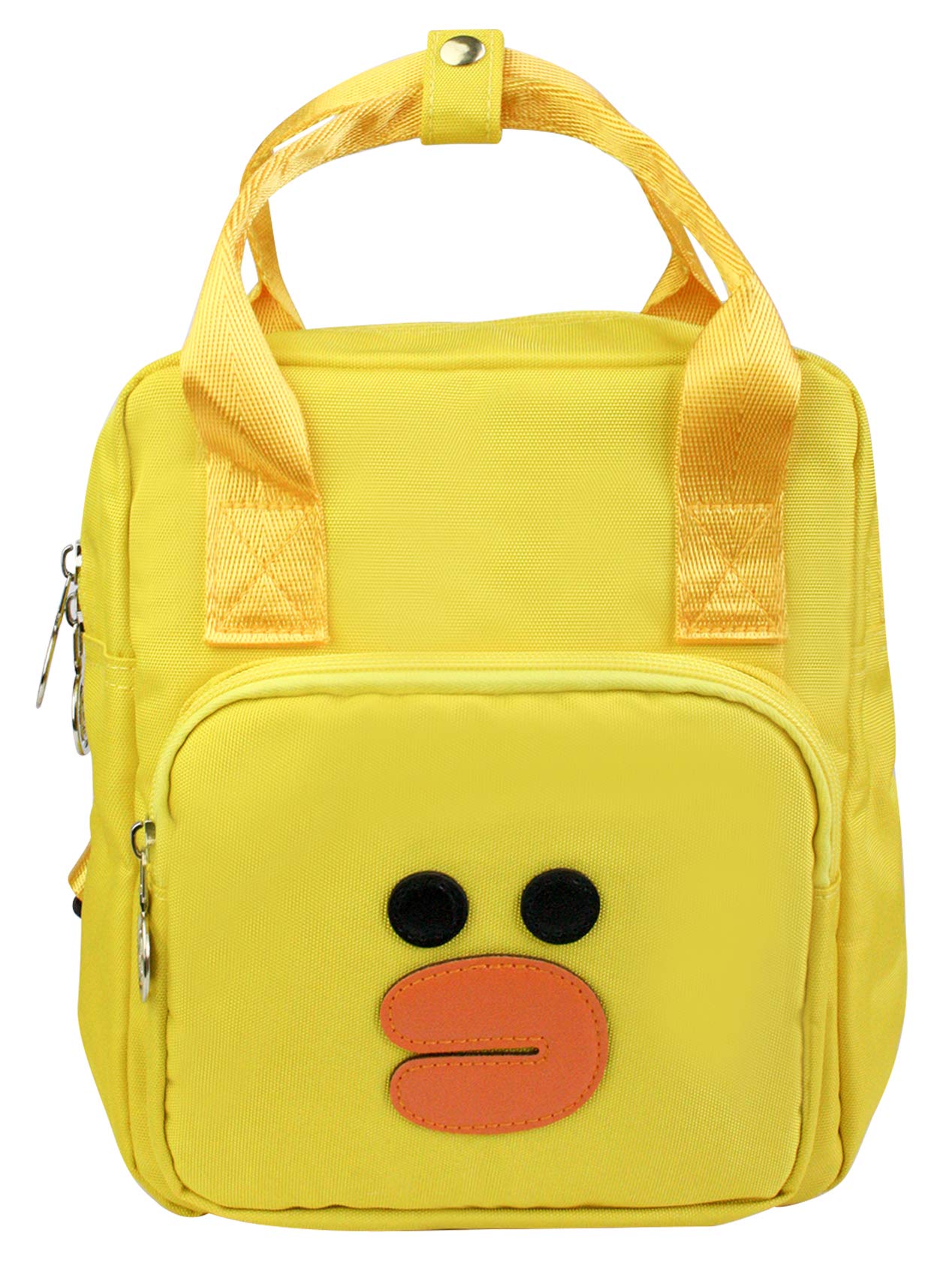 Emartbuy Duck - Yellow Kids Backpack Cute Cartoon Animal Nursery School Bag Preschool Rucksack Travel Bag - Duck Yellow