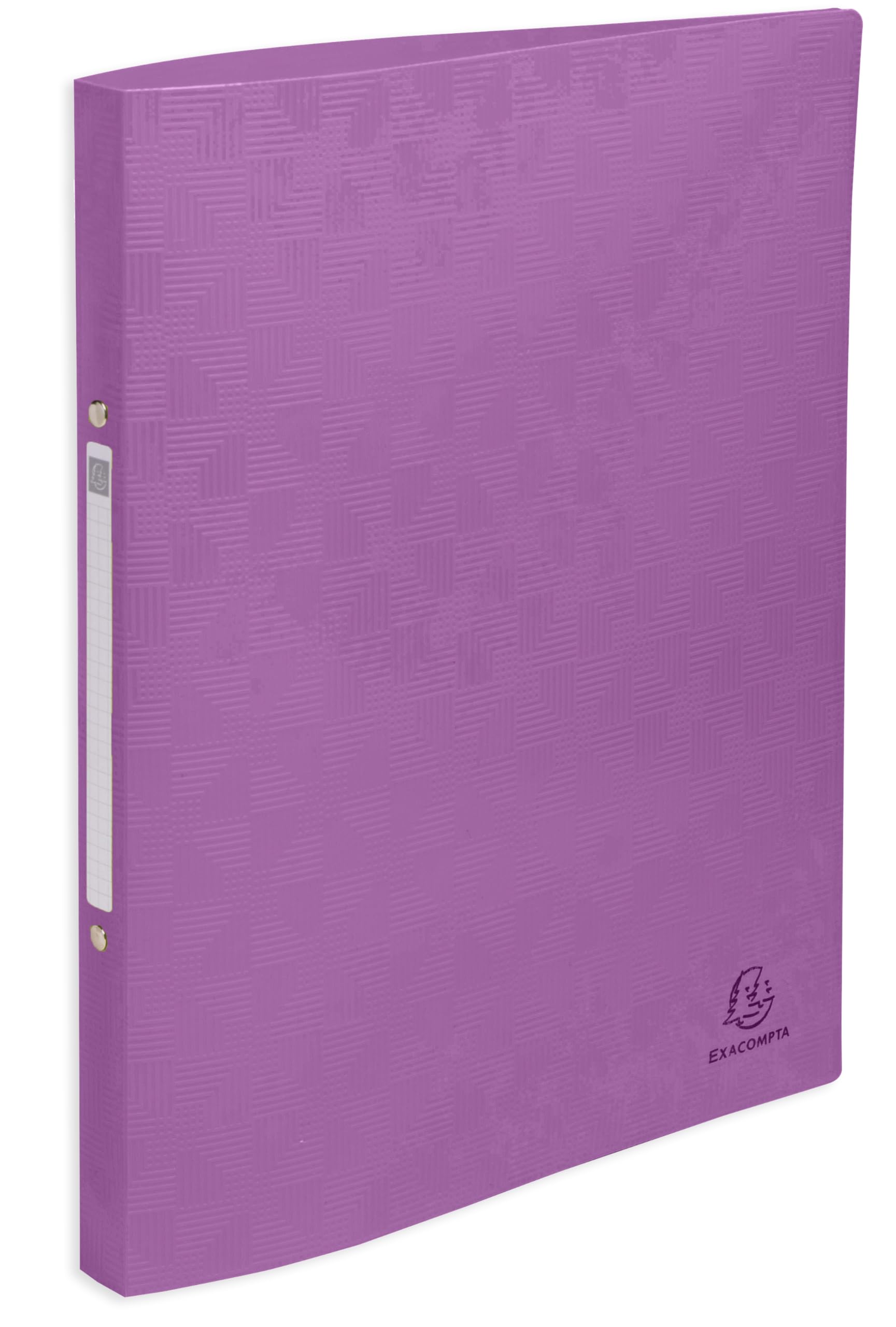 Exacompta - Ref 54910E - Box of 20 Pop'N Co Flexible Binders - Recycled PP - 2 Round Rings - 20mm Spine - External Size: 32x25cm - File Format A4-4 Assorted Colours