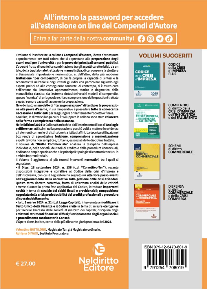 Compendio di diritto commerciale. Nuova ediz.