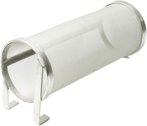 Miniatura 3 de Araña de malla de acero inoxidable de 400 micrones, filtro de tolva de 4 x 10 pulgadas, cesta de filtro de cerveza seca para barril de cerveza