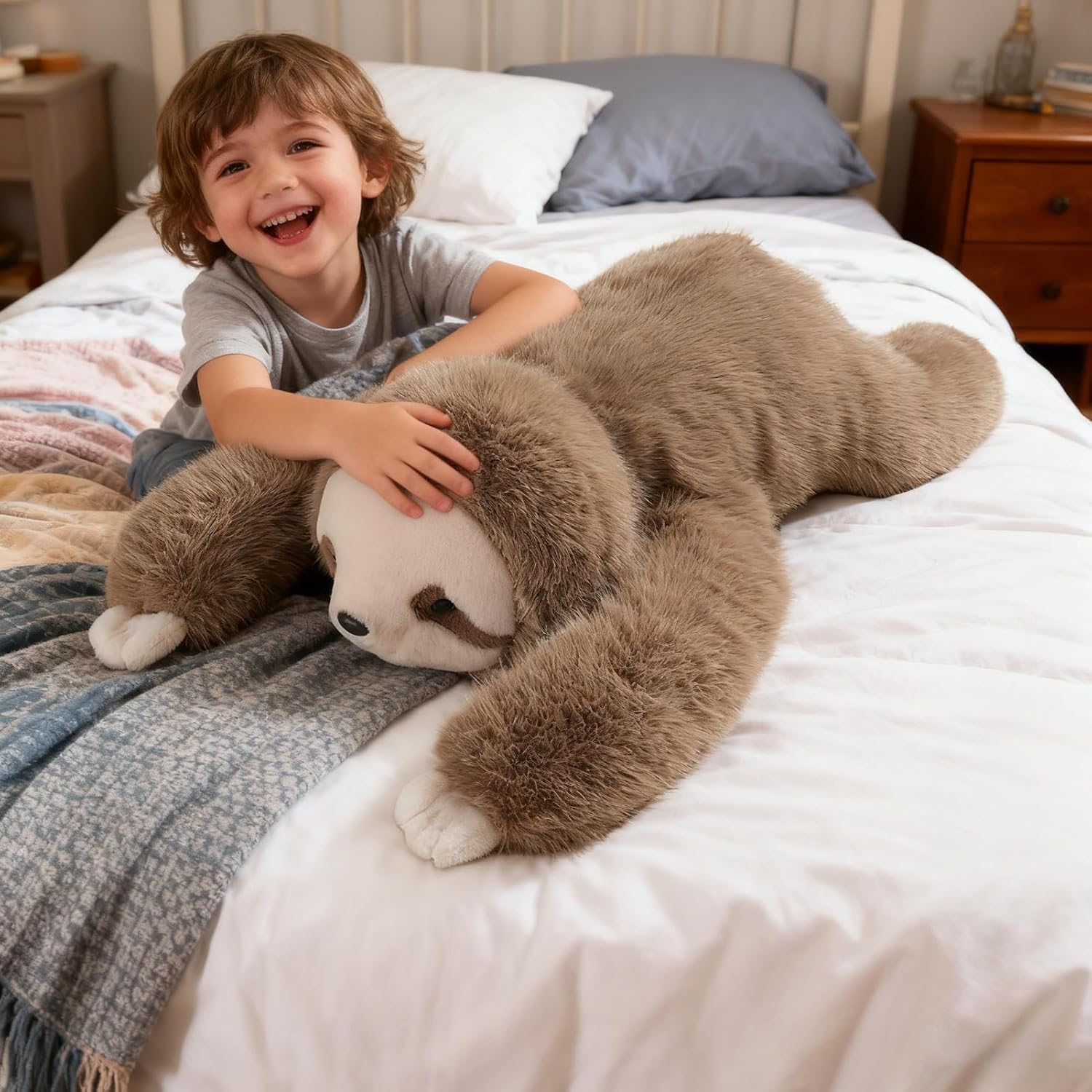 NiuniuDaddy - Animales de peluche con peso para la ansiedad con adultos y niños, 20 pulgadas, 3