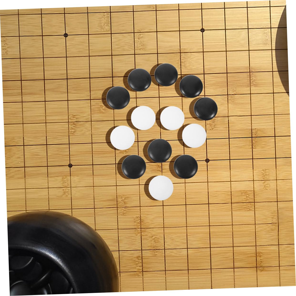 Pezzi da Gioco Go in Resina 360 Pezzi per Tabellone
