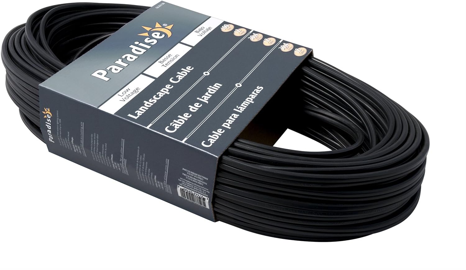 Paradise by Sterno Home 100 ft. 12 SPT2w Wire Gauge Low Voltage Outdoor Landscape Lighting