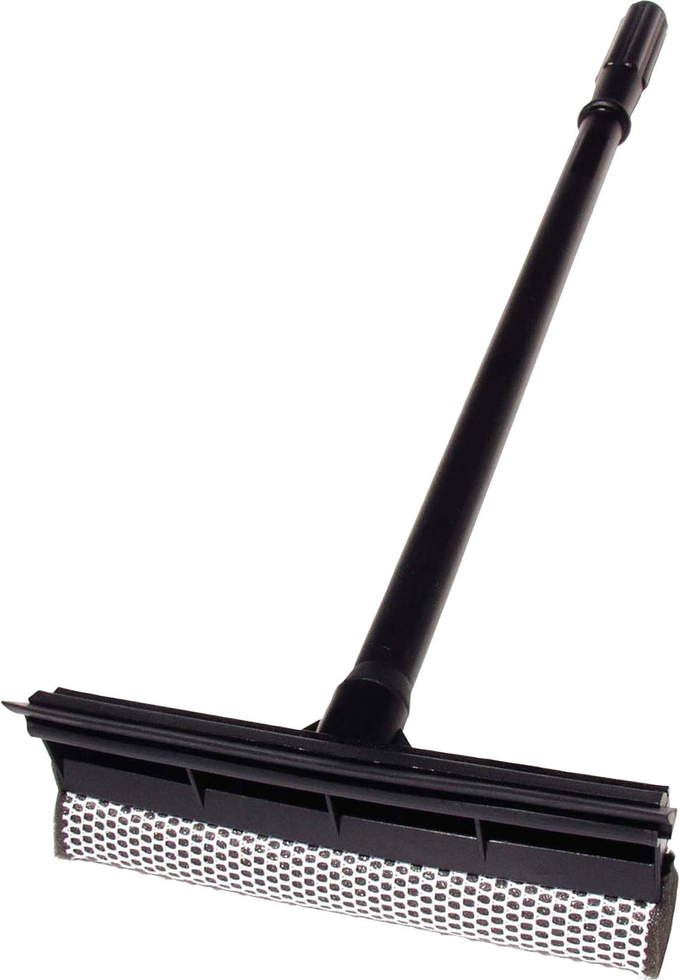Professional Auto Window Squeegee with Mesh Scrubber, 8"