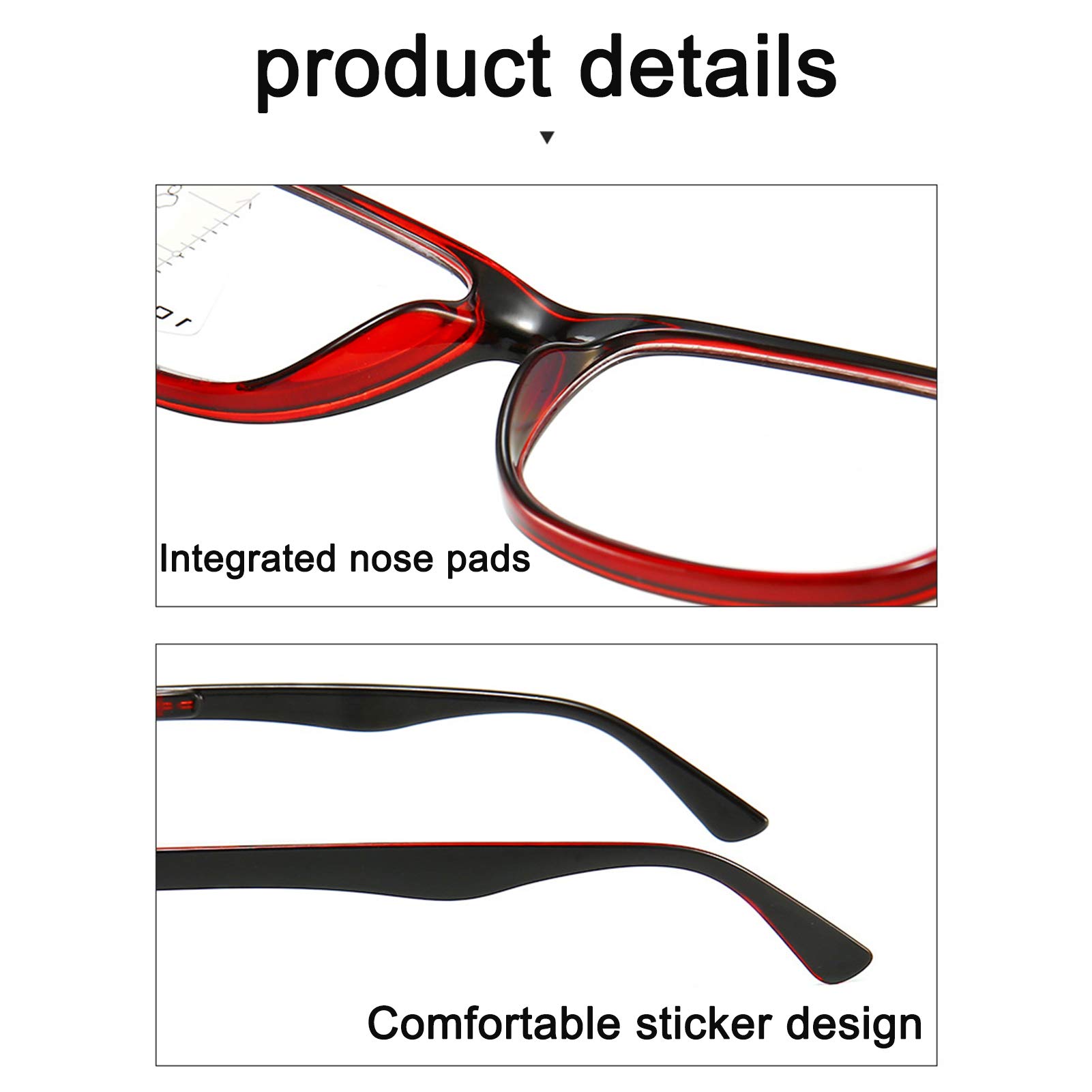 Gafas Para Computadora,Gafas De Lectura Inteligentes Progresivas Con Enfoque Múltiple,Gafas Para Juegos Con Luz Azul,Gafas Ópticas Antideslumbrantes,Gafas Inteligentes De Alta Definición Para