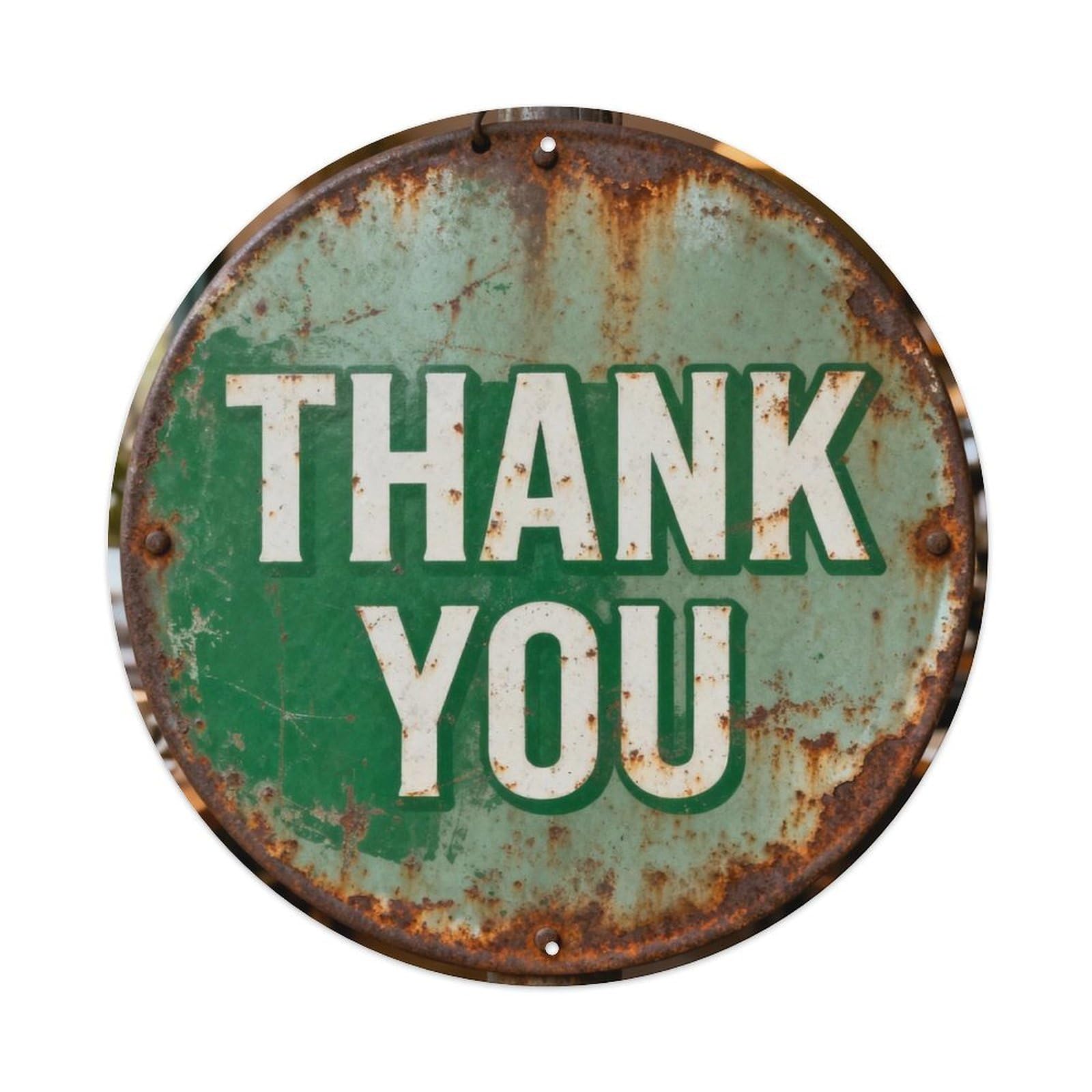 THANK YOU Metal Tin Sign Plaque