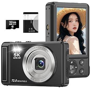 Amazon | Beho 5K録画 デジカメ 72MP画素 デジタルカメラ 16倍