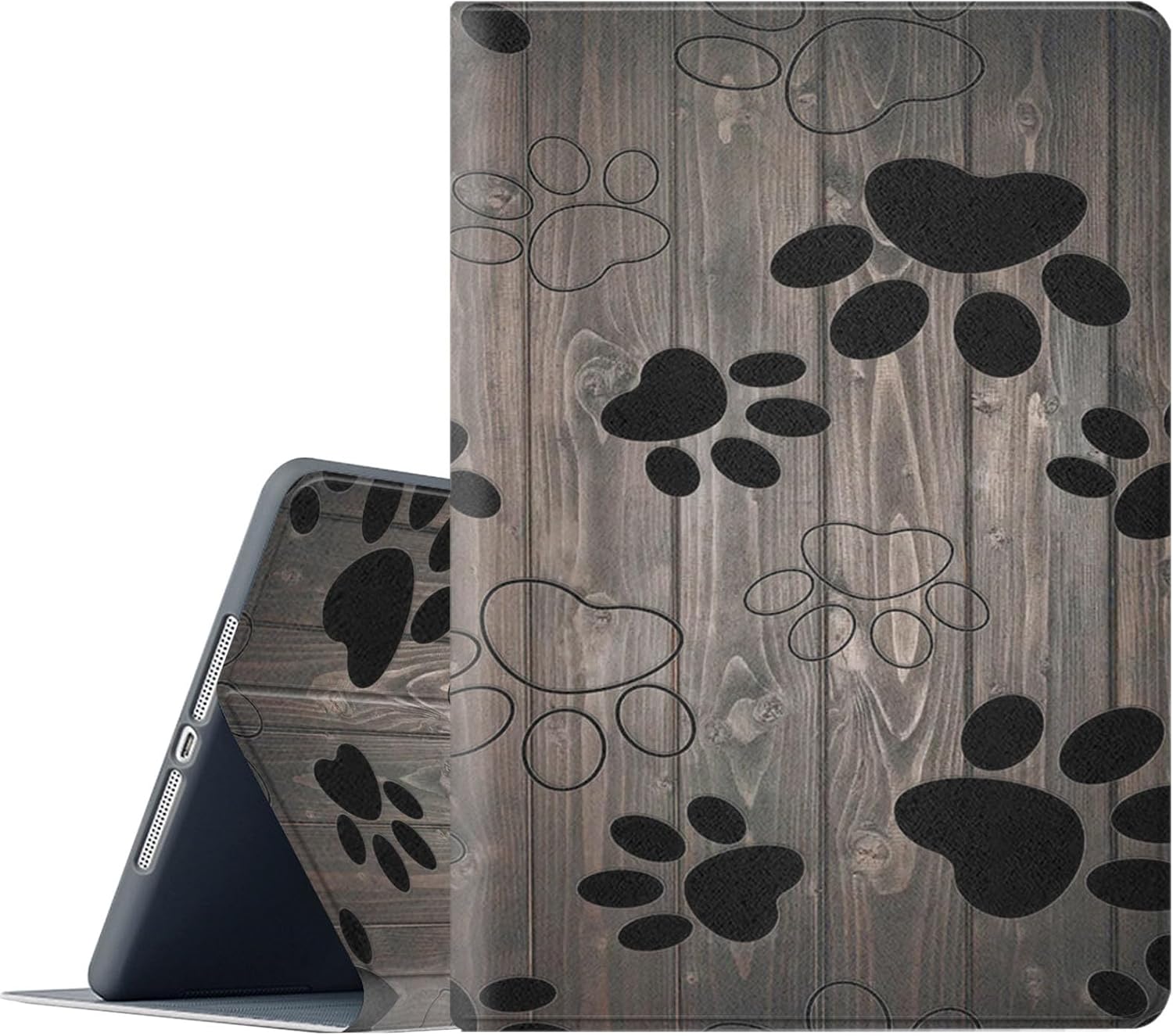 Case for iPad 10.9-Inch (iPad 10th Generation 2022),Adjustable Stand Auto Wake/Sleep Function Full Body Protection Cover - Flower Bat