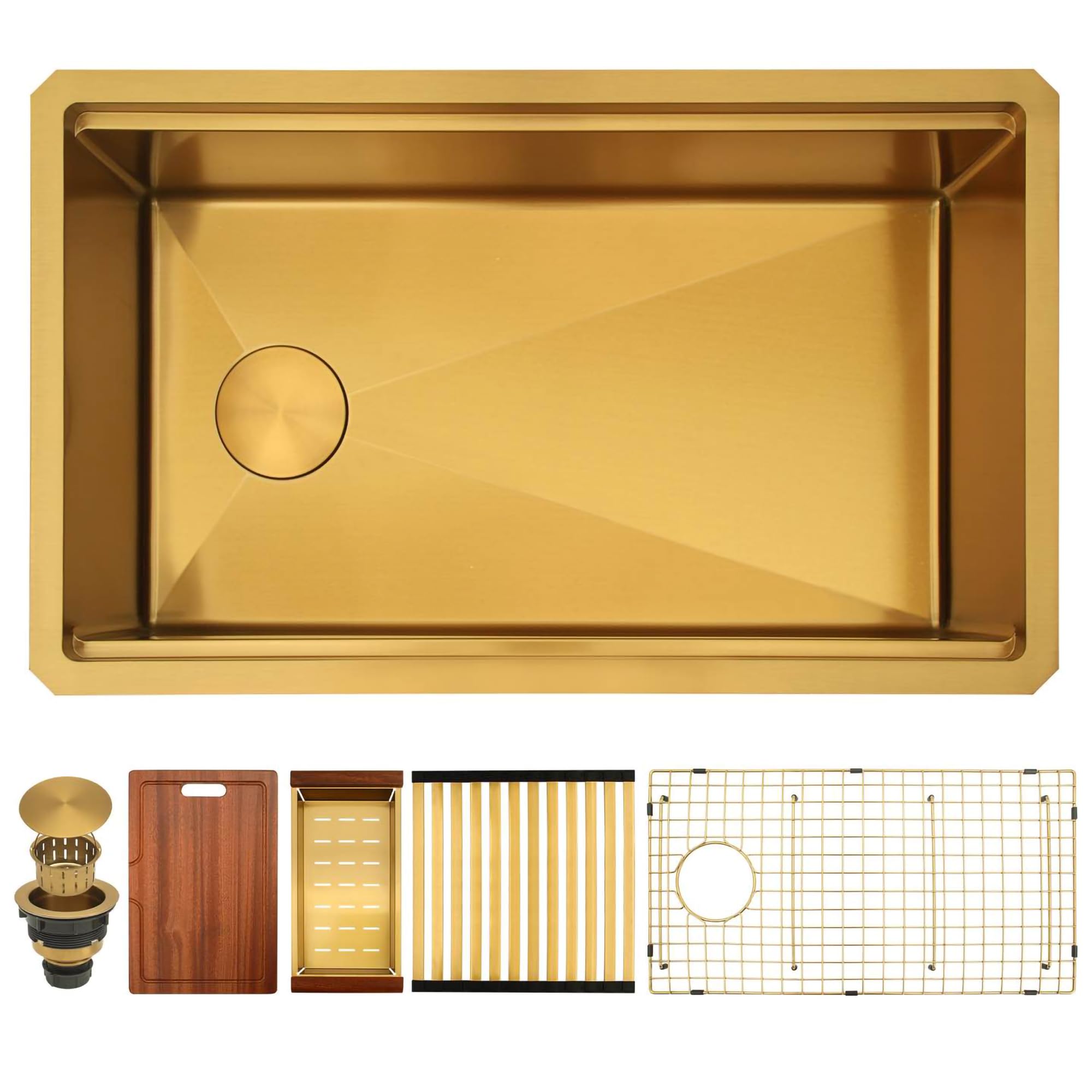 eskuche33 ゴールド JXMMP Antique Brushed Gold Bathroom Faucet 3 Hole