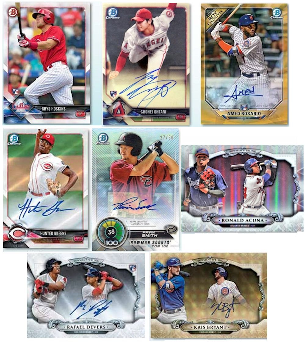 Amazon.com: 2018 Bowman Baseball Blaster Box (8 Packs/10 Cards