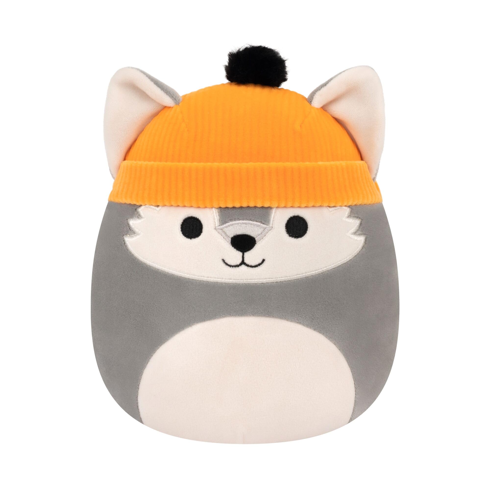 Squishmallows Original 7.5-Inch Willy the Grey Wolf
