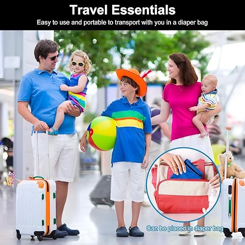 Miniatura 21 de Cama de avión para niños pequeños, extensor de asiento de avión para niños, cama de viaje, artículos esenciales de viaje en avión, imprescindible