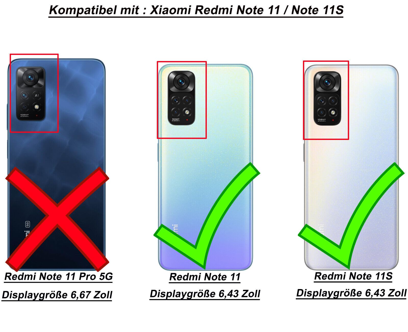 Custodia Betterfon 2 In 1 Antiurto Per Xiaomi Redmi Note 11 / Note 11S – Cover Rigida + TPU Morbido Con Supporto Integrato (Nero) - 2