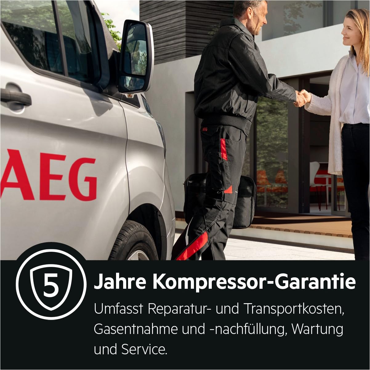AEG AHB526D1LW Gefriertruhe / 254 L/LowFrost - weniger Eisbildung/Temperaturalarm/Rollen/D
