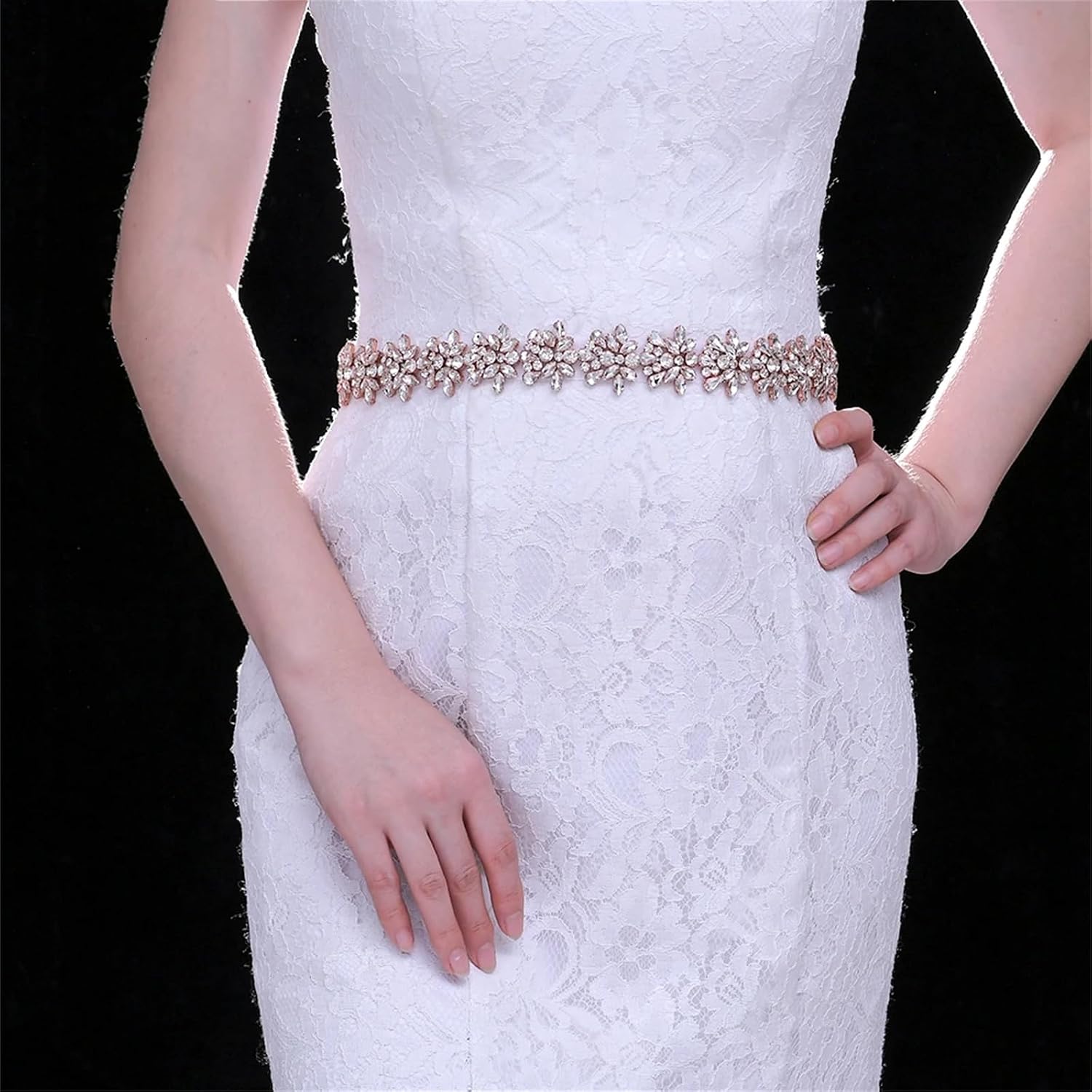 Women’S Luxury Wedding Sash With Rhinestone Crystal Beading A Bridal Bridesmaid Belt For Party Gown Accessories