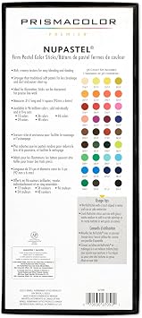 Prismacolor Premier Nupastels, Firm Pastel Color Sticks, 36 Count - For Textures, Blending, Shading