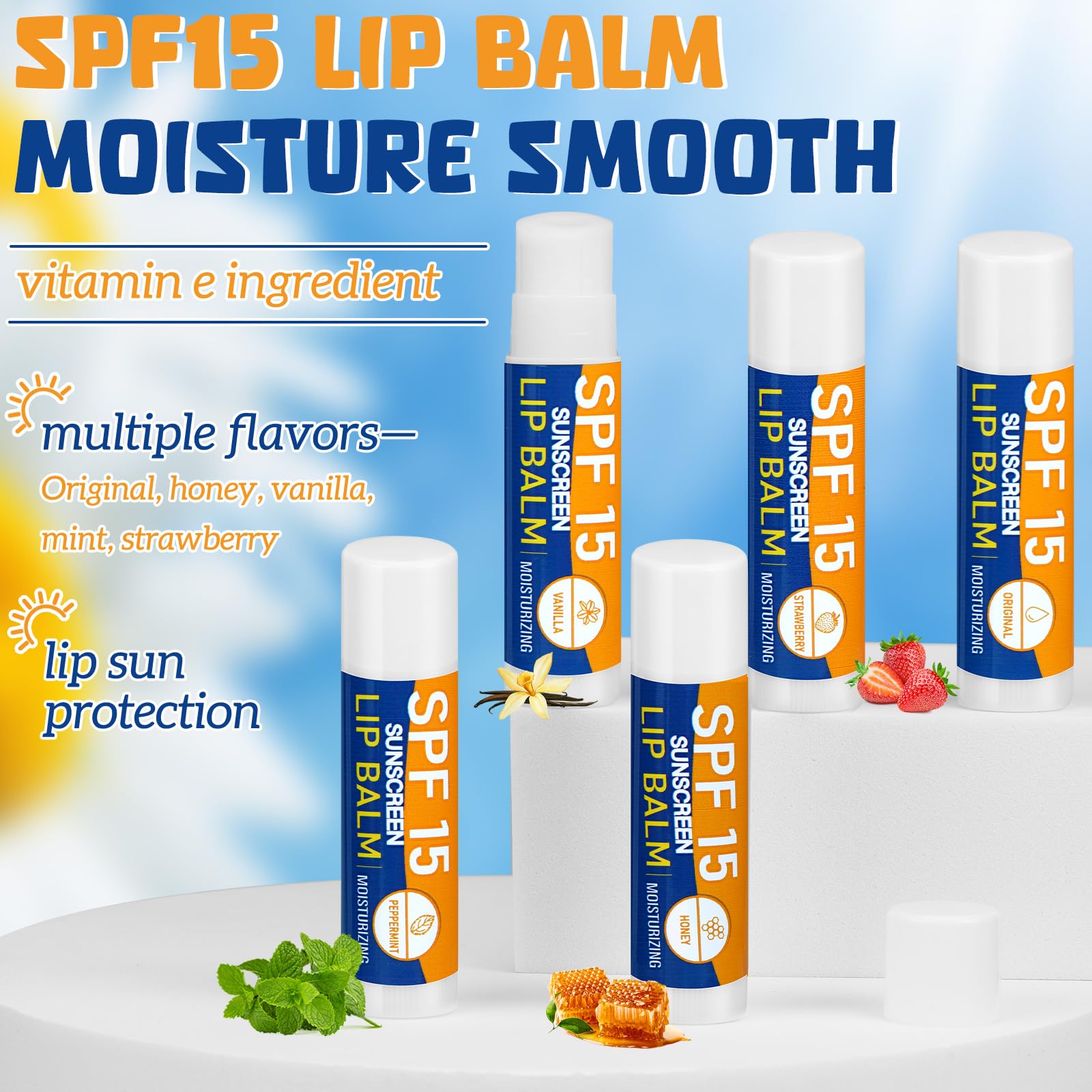 Sunscreen Lip Balm Sticks for Everyday Lip Care