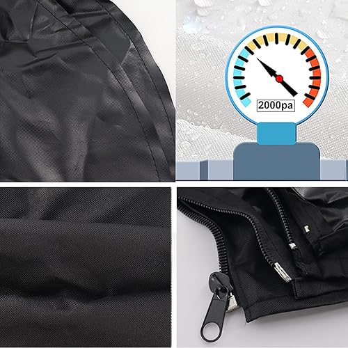 Miniatura 6 de Bimini - Cubierta superior de repuesto, lona duradera de grado marino, toldo para barco, plegable, impermeable y a prueba de rayos UV, toldo para