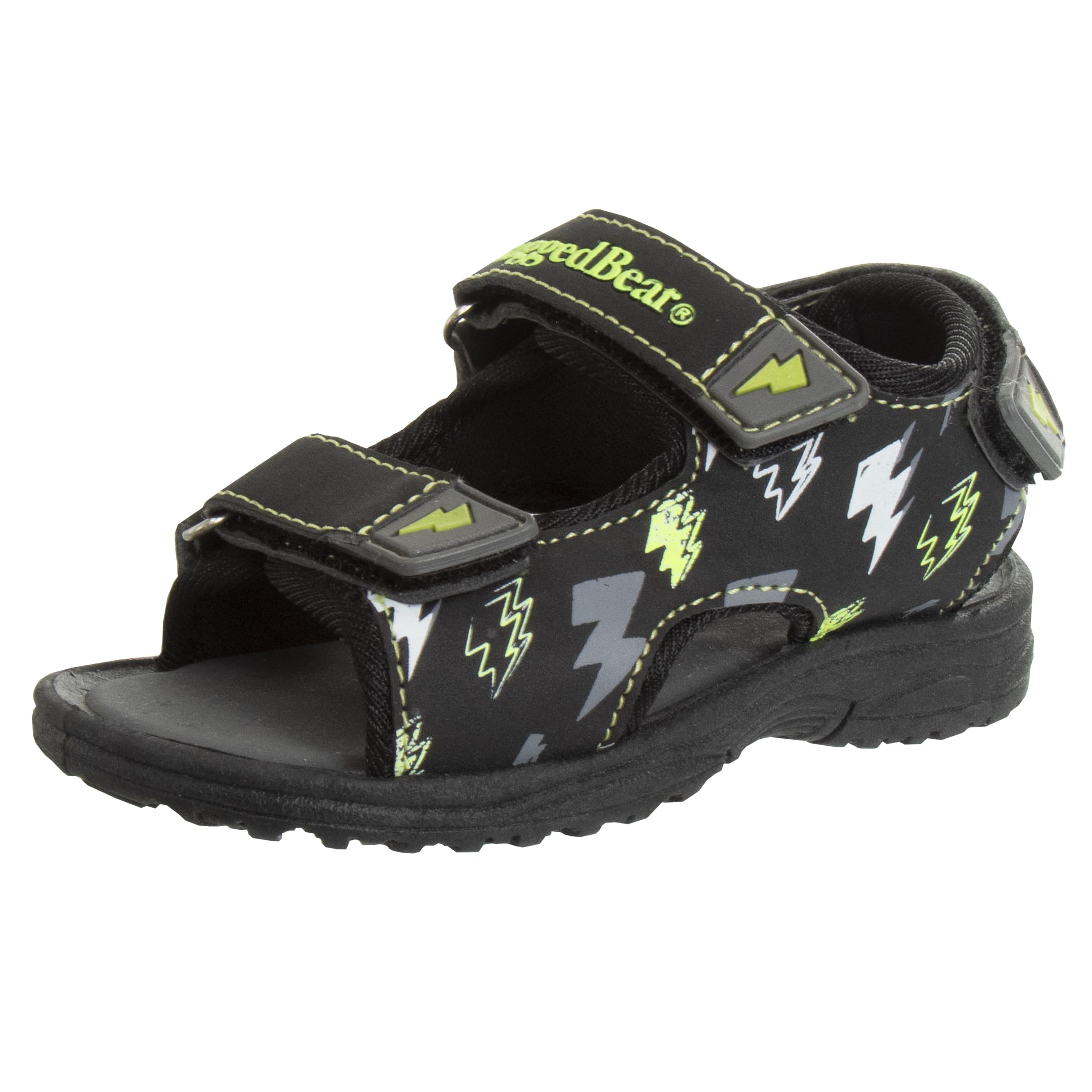 Rugged Bear Kids Boys Girls Open-Toe Outdoor Sport Water Sandals - beach pool slide adjustable strap shoes athletic summer (Toddler/Little Kid/Big Kid)