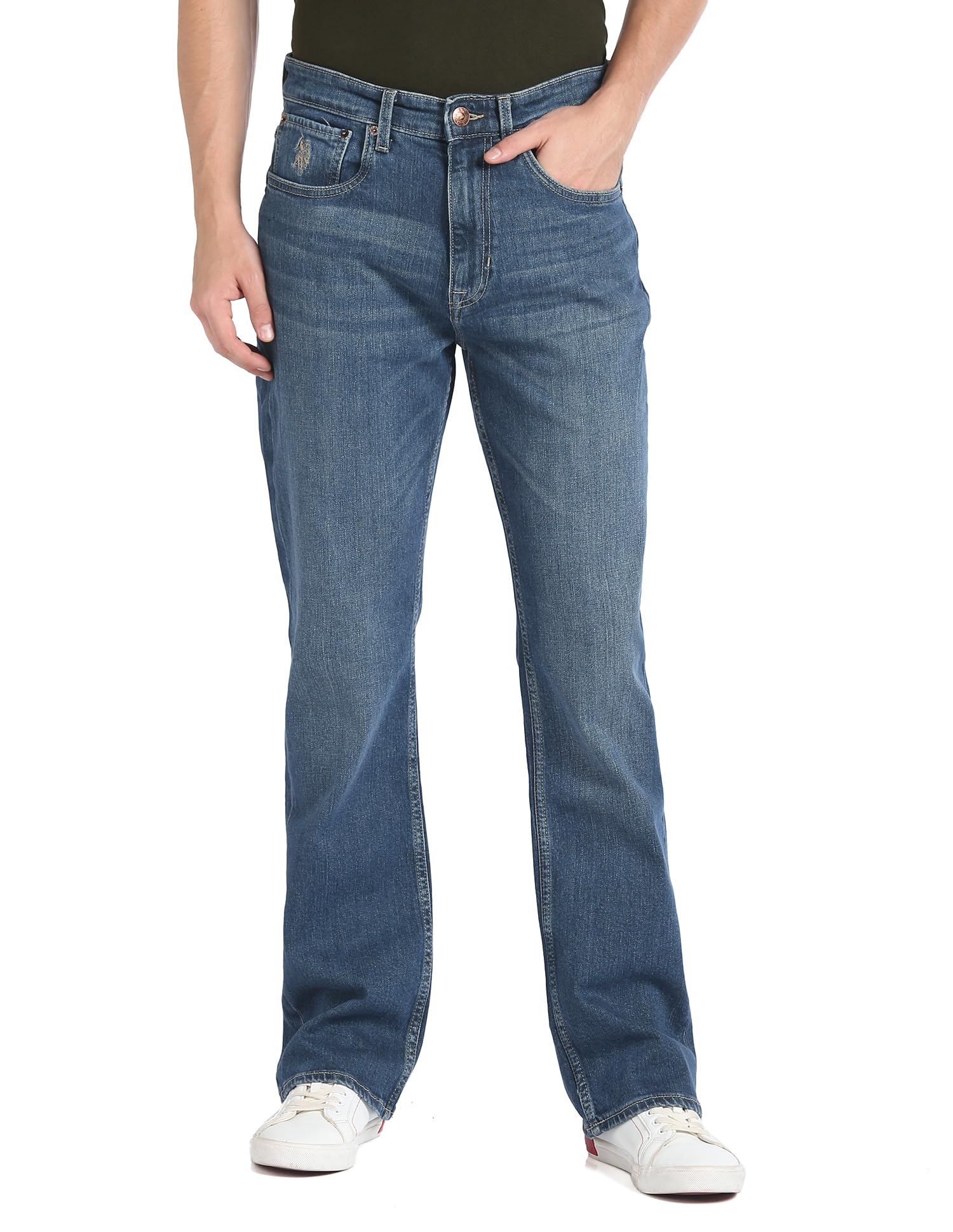 u.s. polo assn. Men's Regular Fit Mid Rise Jeans-picture-32