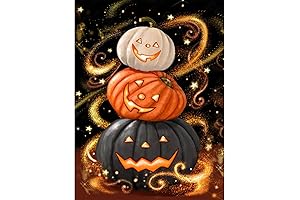 Pumpkin Diamond Painting Kits for Adults-Pumpkin Diamond Art Kits for Adults,Gem Art...