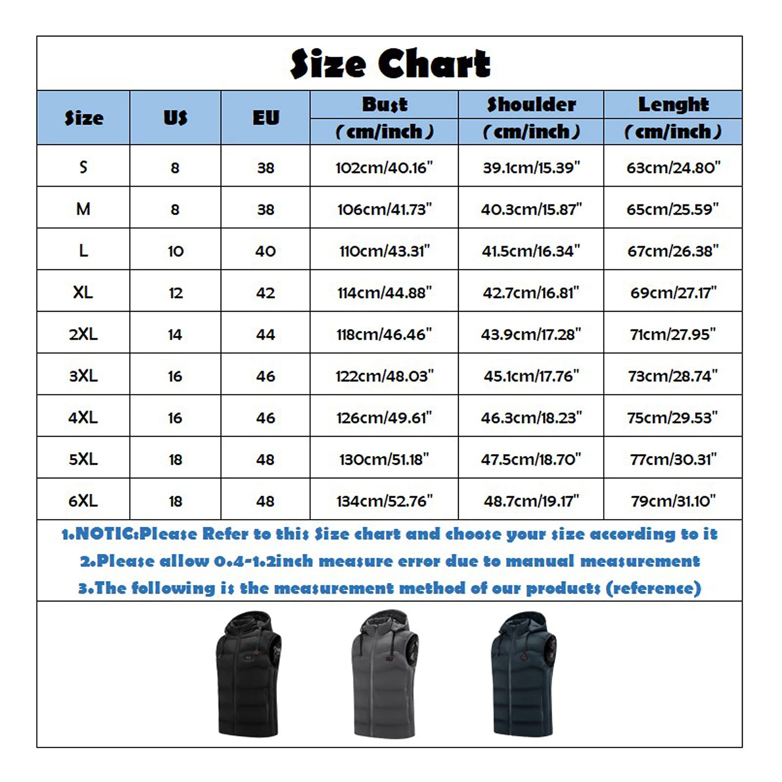 Gilet Chauffant,Lavable Veste Chaude D'Hiver Gilet Chauffant Moto Electrique Manteau Chauffant Électrique Chargement Usb Pour Le Ski La Moto L'Extérieur Le Camping
