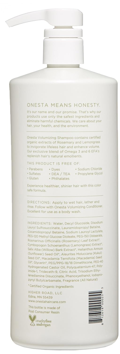 Onesta Hair Care Volumizing Shampoo, 31 Fl oz