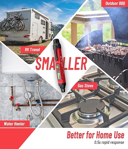 Miniatura 11 de Detector de fugas de gas; detector de gas natural y propano VITITE para localizar fuentes de fugas de gas combustibles para el hogar y RV