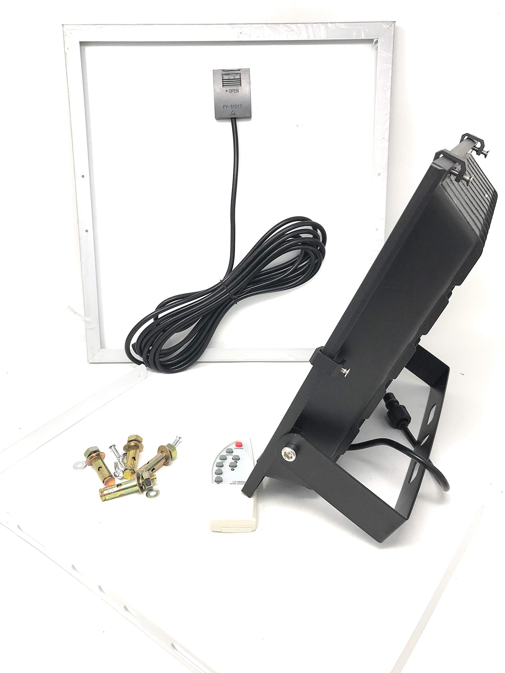 TEMPO DI SALDI Faro a LED da 100W SMD Luce Bianca con Pannello Solare, Sensore e Telecomando