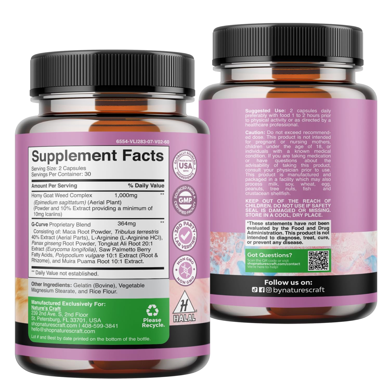 G-Curve Butt & Breast Enhancement Weight Gain Pills for Women - 60 Count — Amazon image 7