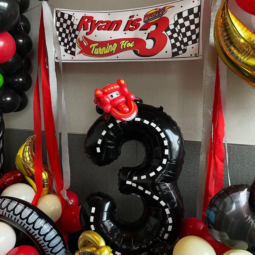 Red 0 balloon 40 Inch Giant Helium Foil Number 0 to 9 Red Balloon Birthday Wedding Party Digital Decorations (Number 0) — view 25