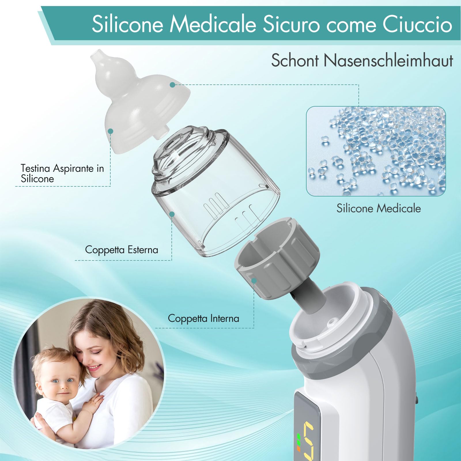 Aspiratore nasale per bambini