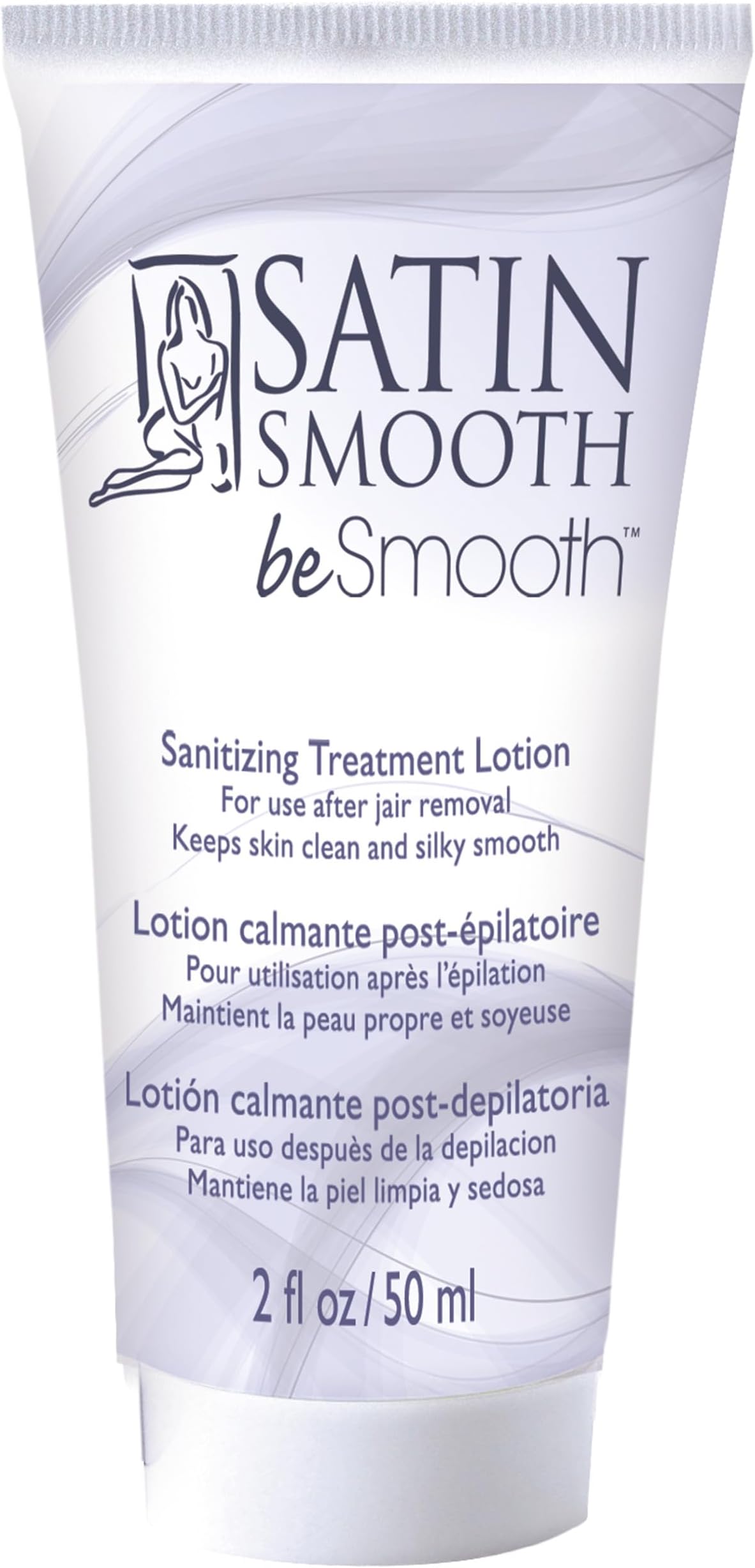 beSmooth After Wax Lotion – Post Wax Care Hair Removal & Ingrown Hair Prevention, Moisturizer for Silky Smooth Finish, 2 fl oz