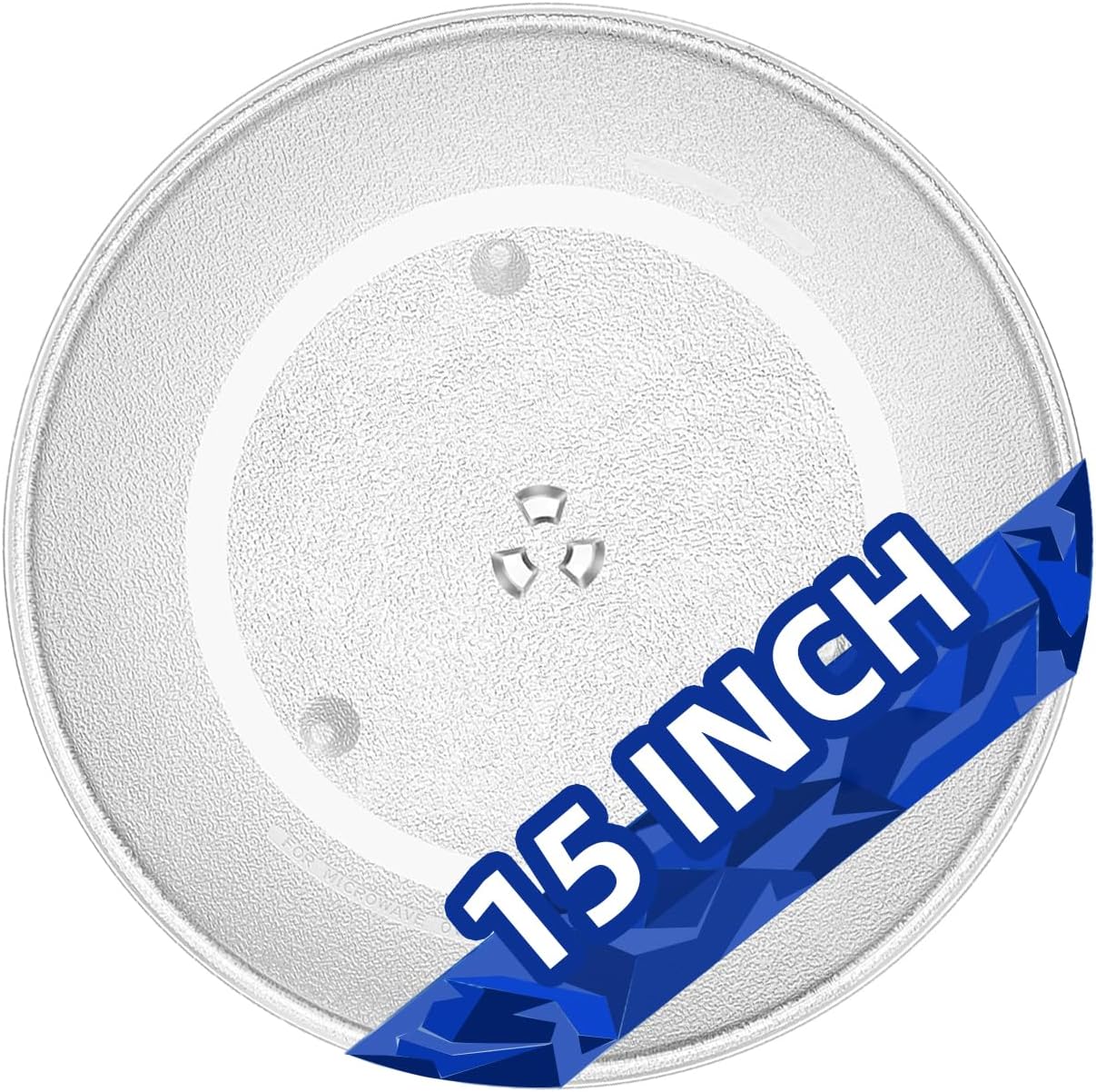 15" Microwave Glass Plate compatible with Panasonic B06014W00AP replacement for 15 inch Microwave Glass Turntable F06014W00AP A06014A00AP A06014W00AP