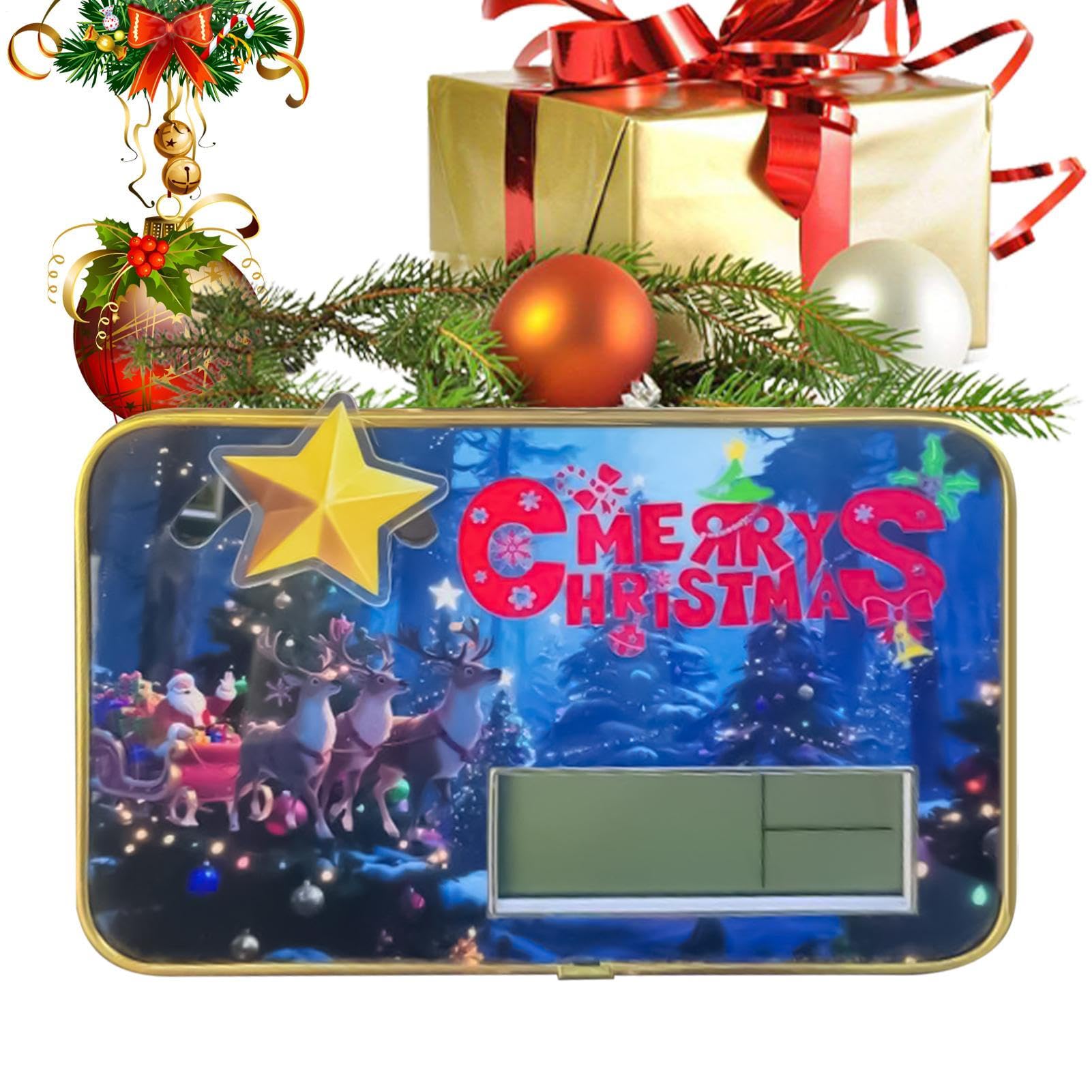 Reloj digital de Papá Noel ideal para regalar en vacaciones