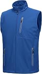 33,000ft Men's Windproof Lightweight Golf Vest Outerwear with Pockets, Softshell Sleeveless Jacket for Running Hiking Sports
