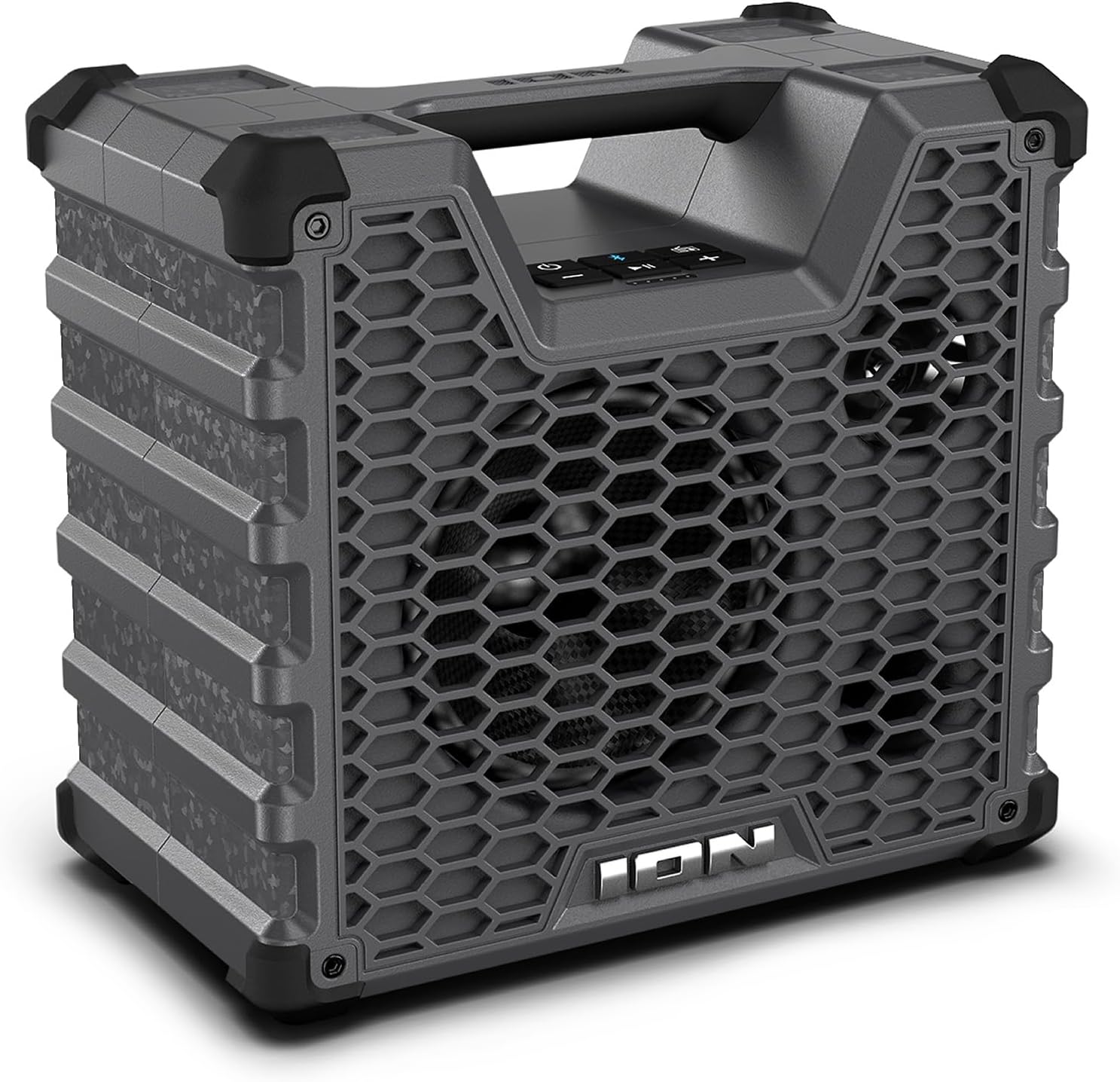 Ion Audio Trailblazer Summit Rugged All-Weather IPX5 Portable Bluetooth Speaker and Fm Radio (Renewed)