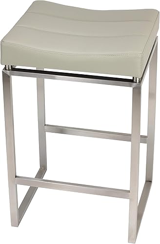 Miniatura 16 de Cortesi Home Isis Taburete de altura de encimera, 27" de alto, negro Negro -,gris,Rojo -