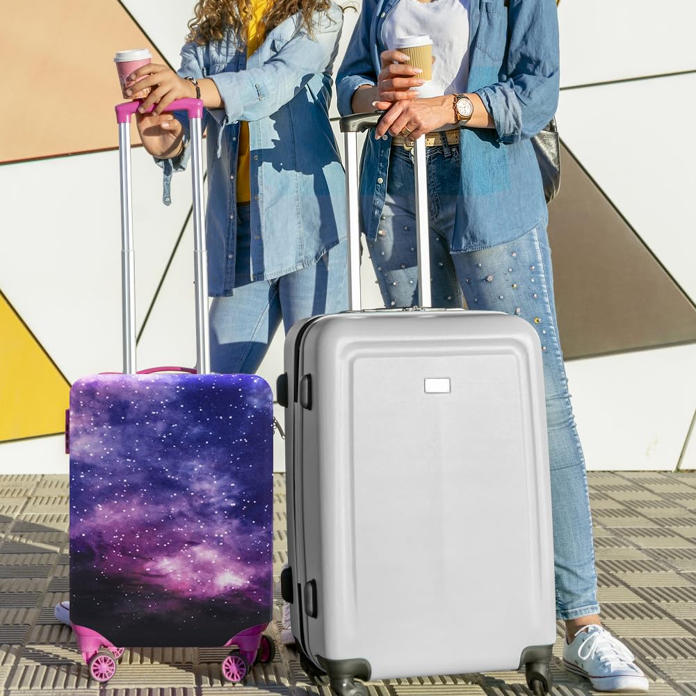 Custodia per bagagliaio Luggage Cover 22-28 pollici, copertura bagagli per viaggio Luggage, custodia trolley, Cielo stellato, M-22-24 Zoll, tempo libero