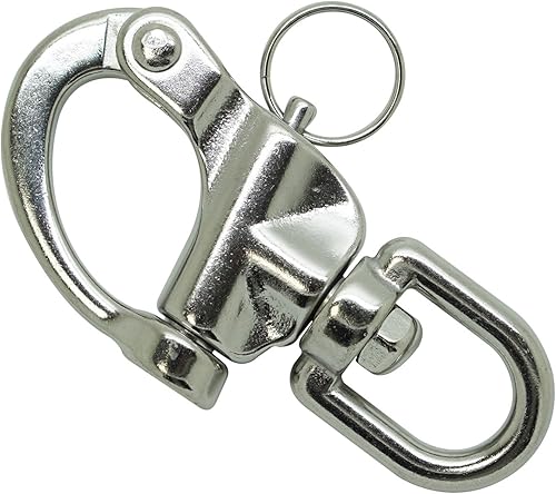 Scuba Choice SS - Grilletes giratorios de liberación rápida para barcos