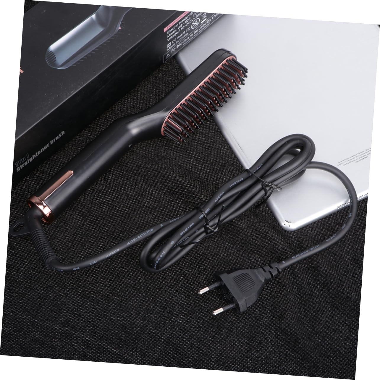 PACKOVE Pettine Per Pettine Pulizia Baffi Accessori Barbuto Materiale Sicuro Manico Confortevole Design Spazzola Piccola Portatile