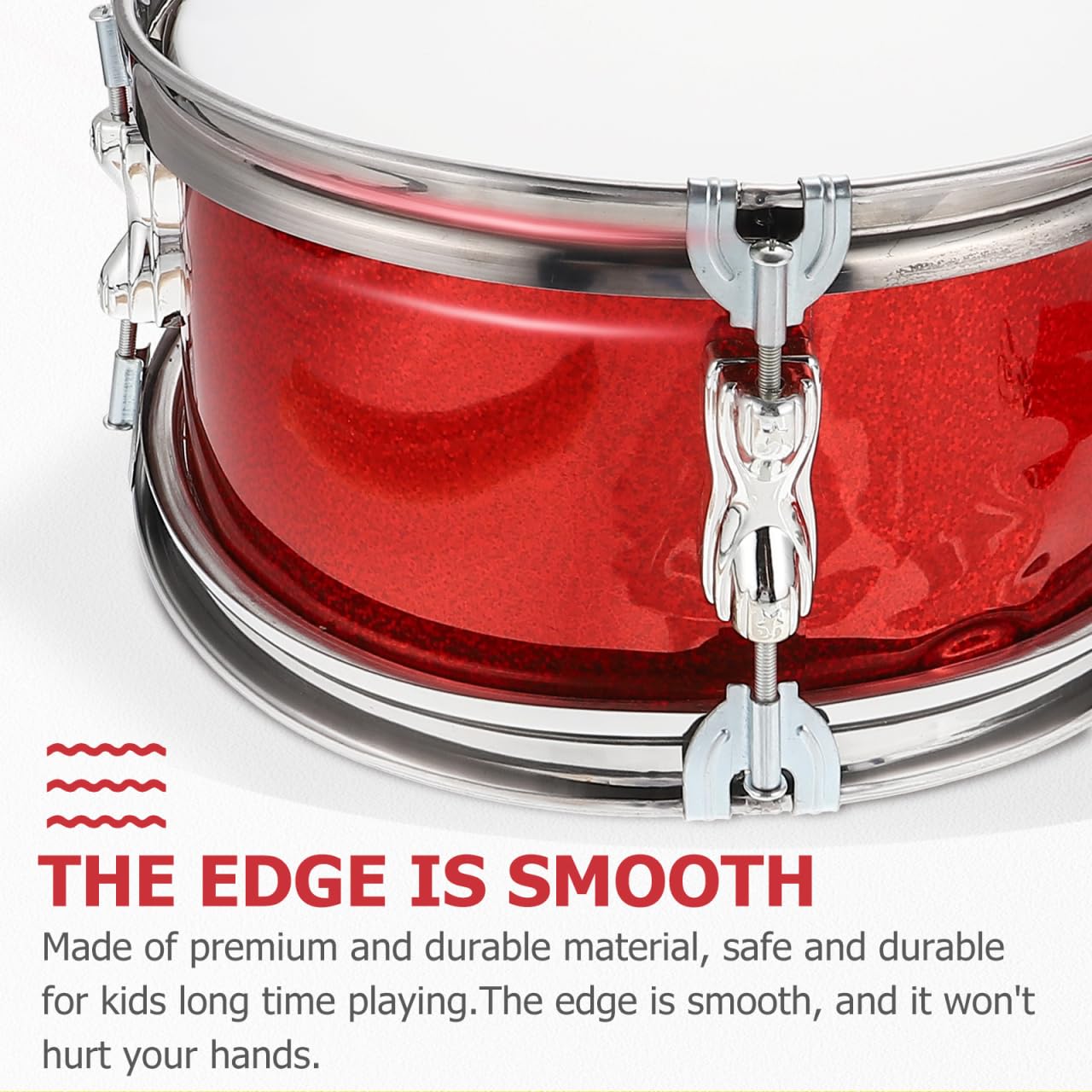 ERINGOGO 1 Set Snare Drum 11in Orff Percussion Marching Drum Performance Instrument for Music Education Stage Performance - Image 2